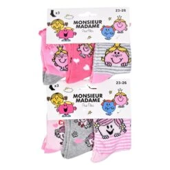 Chaussettes Enfant MONSIEUR MADAME Fantaisie -Assortiment Modèles Photos Selon Arrivages- -Kappa Magasin chaussettes enfant monsieur madame fantaisie assortiment modeles photos selon arrivages 1 11