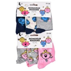 Chaussettes Enfant MONSIEUR MADAME Fantaisie -Assortiment Modèles Photos Selon Arrivages- -Kappa Magasin chaussettes enfant monsieur madame fantaisie assortiment modeles photos selon arrivages 1 17