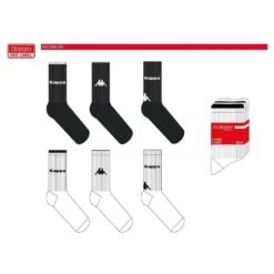 Chaussettes Enfant TENNIS KAPPA -Kappa Magasin chaussettes enfant tennis kappa lot de 6 3