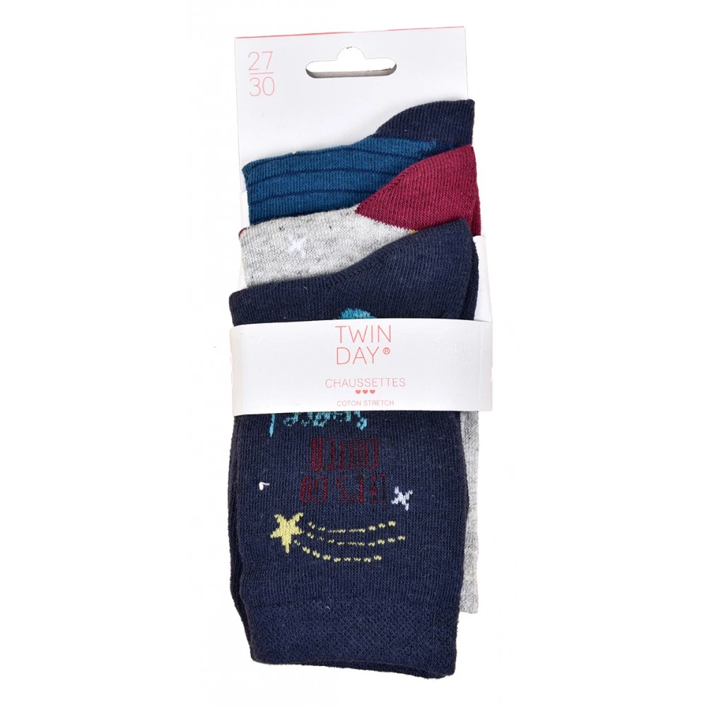 Chaussettes Enfant TWINDAY Qualité Et Confort-Assortiment Modèles Photos Selon Arrivages- 11 Chaussettes Enfant TWINDAY Qualité Et Confort-Assortiment Modèles Photos Selon Arrivages- – Image 9