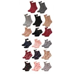 Chaussettes Femme D'intérieur Thermiques Antidérapantes -Assortiment Modèles Photos Selon Arrivages- -Kappa Magasin chaussettes femme d interieur thermiques antiderapantes assortiment modeles photos selon arrivages 1 1