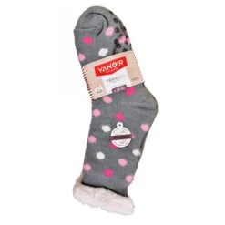 Chaussettes Femme D'intérieur Thermiques Antidérapantes -Assortiment Modèles Photos Selon Arrivages- -Kappa Magasin chaussettes femme d interieur thermiques antiderapantes assortiment modeles photos selon arrivages 1 8