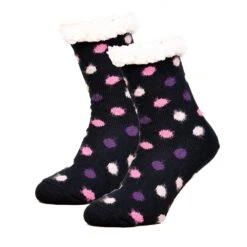 Chaussettes Femme D'intérieur Thermiques Antidérapantes -Assortiment Modèles Photos Selon Arrivages- -Kappa Magasin chaussettes femme d interieur thermiques antiderapantes assortiment modeles photos selon arrivages 1 9