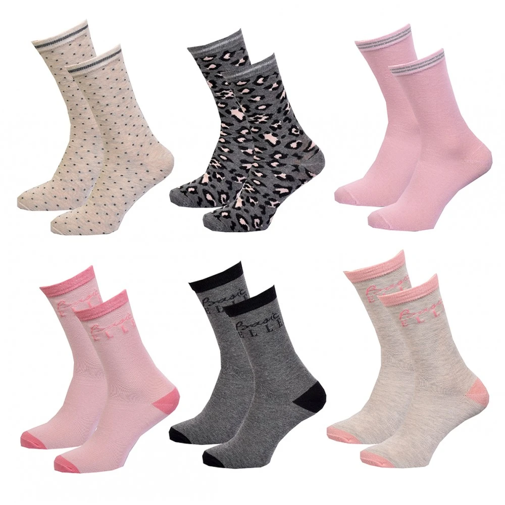 Chaussettes Femme ELLE Basic Qualité Et Confort-Assortiment Modèles Photos Selon Arrivages- 5 Chaussettes Femme ELLE Basic Qualité Et Confort-Assortiment Modèles Photos Selon Arrivages- – Image 3