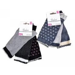 Chaussettes Femme Fantaisie Confort Coton Majoritaire -Kappa Magasin chaussettes femme fantaisie confort coton majoritaire 11