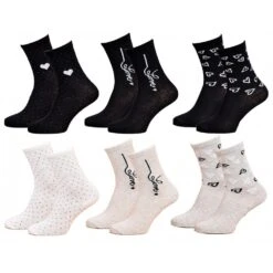 Chaussettes Femme Fantaisie Confort Coton Majoritaire -Kappa Magasin chaussettes femme fantaisie confort coton majoritaire 14