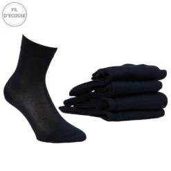 Chaussettes Femme Fil Ecosse Lot De 4 -Kappa Magasin chaussettes femme fil ecosse lot de 4 1