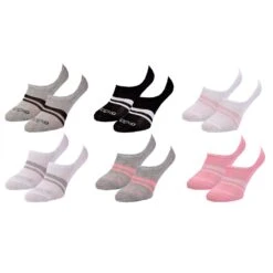 Chaussettes Femme FOOTIES KAPPA Lot De 6 -Kappa Magasin chaussettes femme footies kappa lot de 6 1