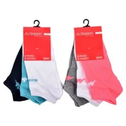 Chaussettes Femme SNEAKER KAPPA Lot De 6 -Kappa Magasin chaussettes femme sneaker kappa lot de 6 2