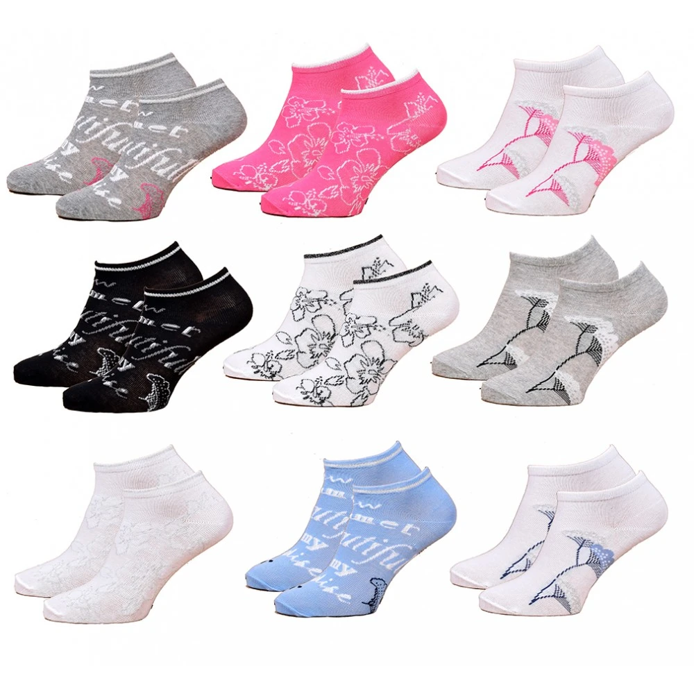 Chaussettes Femme Socquettes Tiges Courtes Coton Majoritaire 10 Chaussettes Femme Socquettes Tiges Courtes Coton Majoritaire – Image 8