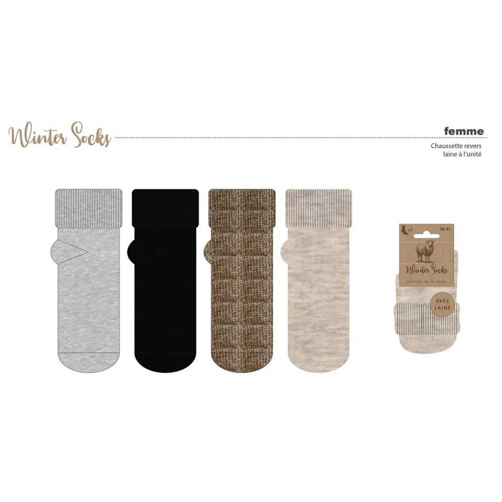 Chaussettes Femme WINTER SOCKS 6 Chaussettes Femme WINTER SOCKS – Image 4
