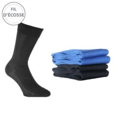 Chaussettes Fil D'écosse Homme Lot De 4 -Kappa Magasin chaussettes fil d ecosse homme lot de 4 3