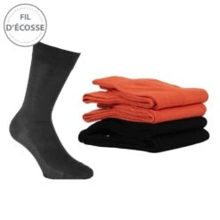 Chaussettes Fil D'écosse Homme Lot De 4 -Kappa Magasin chaussettes fil d ecosse homme lot de 4 4