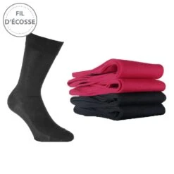 Chaussettes Fil D'écosse Homme Lot De 4 -Kappa Magasin chaussettes fil d ecosse homme lot de 4 5