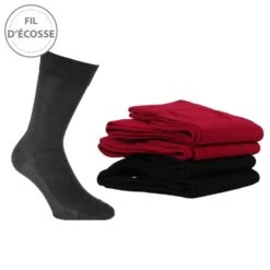 Chaussettes Fil D'écosse Homme Lot De 4 -Kappa Magasin chaussettes fil d ecosse homme lot de 4 6