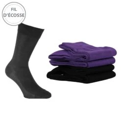 Chaussettes Fil D'écosse Homme Lot De 4 -Kappa Magasin chaussettes fil d ecosse homme lot de 4 7