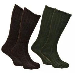 Chaussettes Hautes Homme La Rurale Haute Qualité Technique Avec Laine