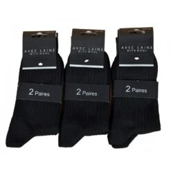 Chaussettes Homme Avec Laine Vendues En Pack Confort Et Chaleur -Kappa Magasin chaussettes homme avec laine vendues en pack confort et chaleur 3