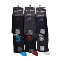 Chaussettes Homme AZZARO Confort Et Qualité -Assortiment Modèles Photos Selon Arrivages- -Kappa Magasin chaussettes homme azzaro confort et qualite assortiment modeles photos selon arrivages 1 4