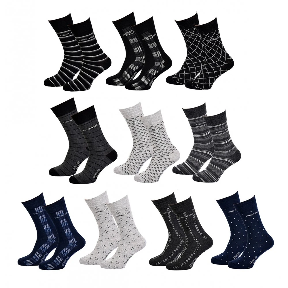 Chaussettes Homme CERRUTI 1881 Confort Et Qualité -Assortiment Modèles Photos Selon Arrivages- 3 Chaussettes Homme CERRUTI 1881 Confort Et Qualité -Assortiment Modèles Photos Selon Arrivages-
