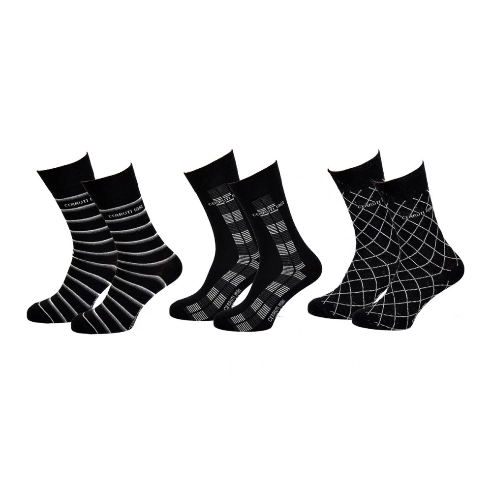 Chaussettes Homme CERRUTI 1881 Confort Et Qualité -Assortiment Modèles Photos Selon Arrivages- 4 Chaussettes Homme CERRUTI 1881 Confort Et Qualité -Assortiment Modèles Photos Selon Arrivages- – Image 2