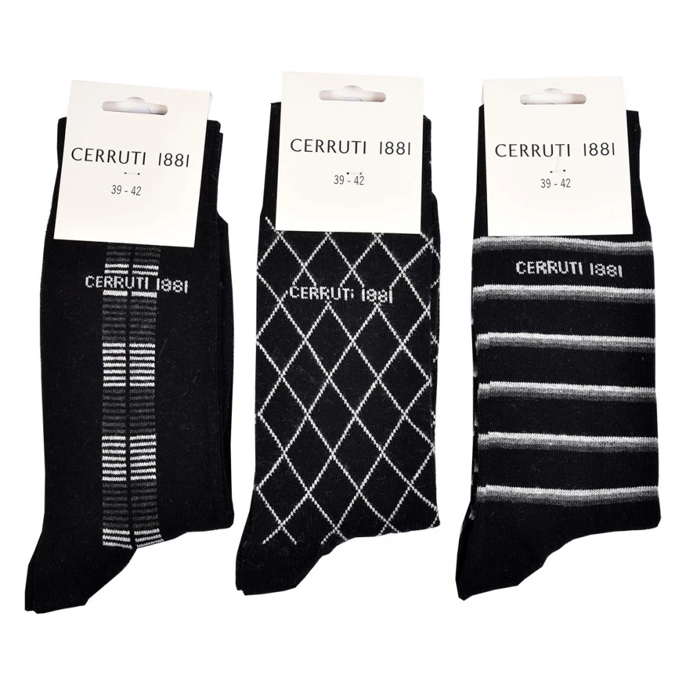 Chaussettes Homme CERRUTI 1881 Confort Et Qualité -Assortiment Modèles Photos Selon Arrivages- 5 Chaussettes Homme CERRUTI 1881 Confort Et Qualité -Assortiment Modèles Photos Selon Arrivages- – Image 3