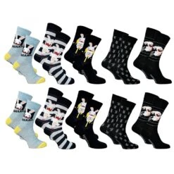 Chaussettes Lapins Crétins 24 Chaussettes Lapins Crétins -Kappa Magasin chaussettes homme disney lot pack lapins cretins 7