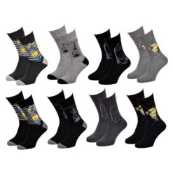 Chaussettes Homme Moi,Moche Et Méchant En Coton -Assortiment Modèles Photos Selon Arrivages- -Kappa Magasin chaussettes homme disney lot pack les minions 5