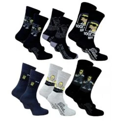 Chaussettes Homme Simpsons En Coton -Assortiment Modèles Photos Selon Arrivages- -Kappa Magasin chaussettes homme disney lot pack simpsons 4