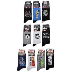 Chaussettes Licence -Kappa Magasin chaussettes homme femme enafnt bebe disney lot pack 3