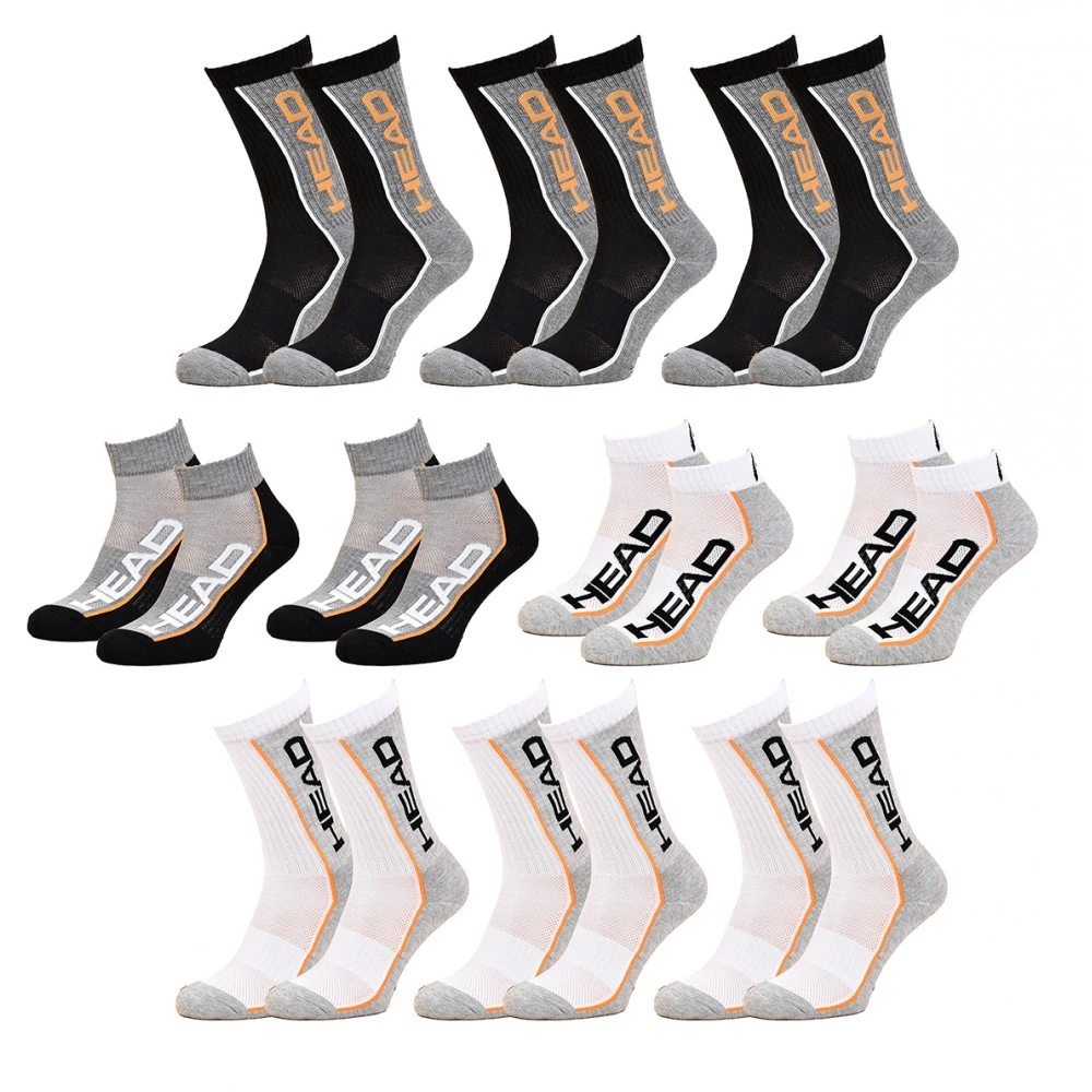 Chaussettes Homme HEAD SPORT ET PERFORMANCE -Assortiment Modèles Photos Selon Arrivages- 3 Chaussettes Homme HEAD SPORT ET PERFORMANCE -Assortiment Modèles Photos Selon Arrivages-