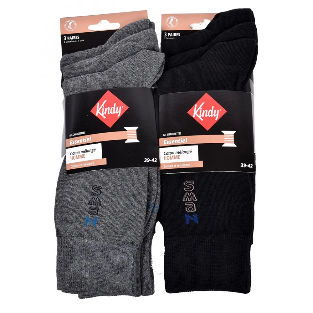 Chaussettes Homme KINDY En Coton -Assortiment Modèles Photos Selon Arrivages- 15 Chaussettes Homme KINDY En Coton -Assortiment Modèles Photos Selon Arrivages- – Image 13