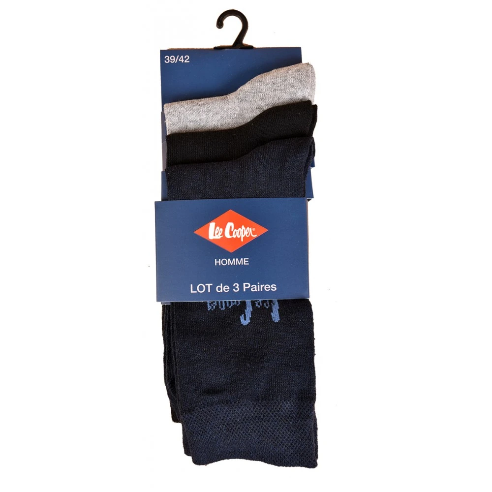 Chaussettes Homme LEE COOPER Urbain, Confort En Coton -Assortiment Modèles Photos Selon Arrivages- 5 Chaussettes Homme LEE COOPER Urbain, Confort En Coton -Assortiment Modèles Photos Selon Arrivages- – Image 3