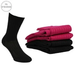 Chaussettes Homme Lot De 4 Fil D'Ecosse -Kappa Magasin chaussettes homme lot de 4 fil d ecosse 13