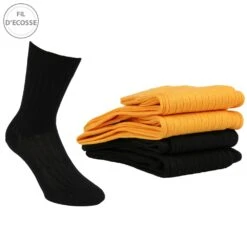Chaussettes Homme Lot De 4 Fil D'Ecosse -Kappa Magasin chaussettes homme lot de 4 fil d ecosse 15