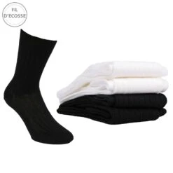 Chaussettes Homme Lot De 4 Fil D'Ecosse -Kappa Magasin chaussettes homme lot de 4 fil d ecosse 5