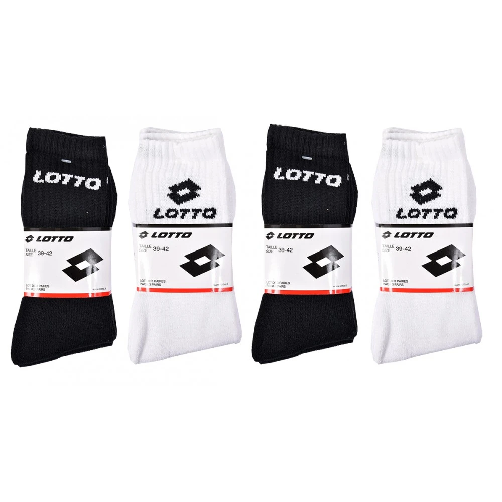 Chaussettes Homme LOTTO TENNIS 6 Chaussettes Homme LOTTO TENNIS – Image 4