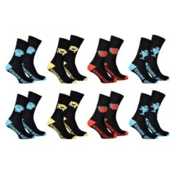 Chaussettes Homme MONSIEUR MADAME En Coton -Assortiment Modèles Photos Selon Arrivages-