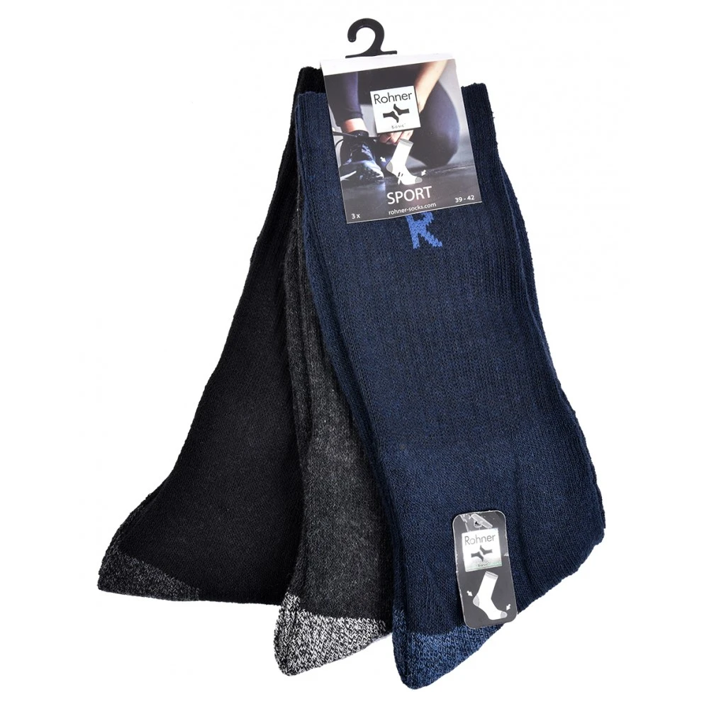 Chaussettes Homme ROHNER Modèle Tennis -Assortiment Modèles Photos Selon Arrivages- 7 Chaussettes Homme ROHNER Modèle Tennis -Assortiment Modèles Photos Selon Arrivages- – Image 5