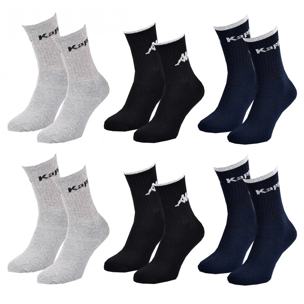 Chaussettes Homme TENNIS KAPPA Lot De 6 4 Chaussettes Homme TENNIS KAPPA Lot De 6 – Image 2
