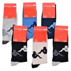 Chaussettes Homme VILLE KAPPA 8 Chaussettes Homme VILLE KAPPA -Kappa Magasin chaussettes homme ville kappa lot de 6 2