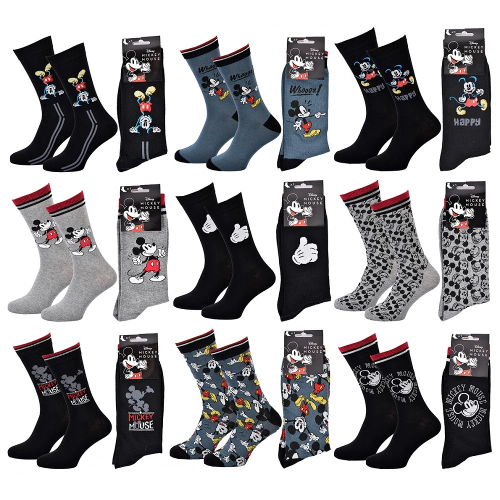 Disney Chaussettes Pack Cadeaux Homme MICKEY 4 Disney Chaussettes Pack Cadeaux Homme MICKEY – Image 2