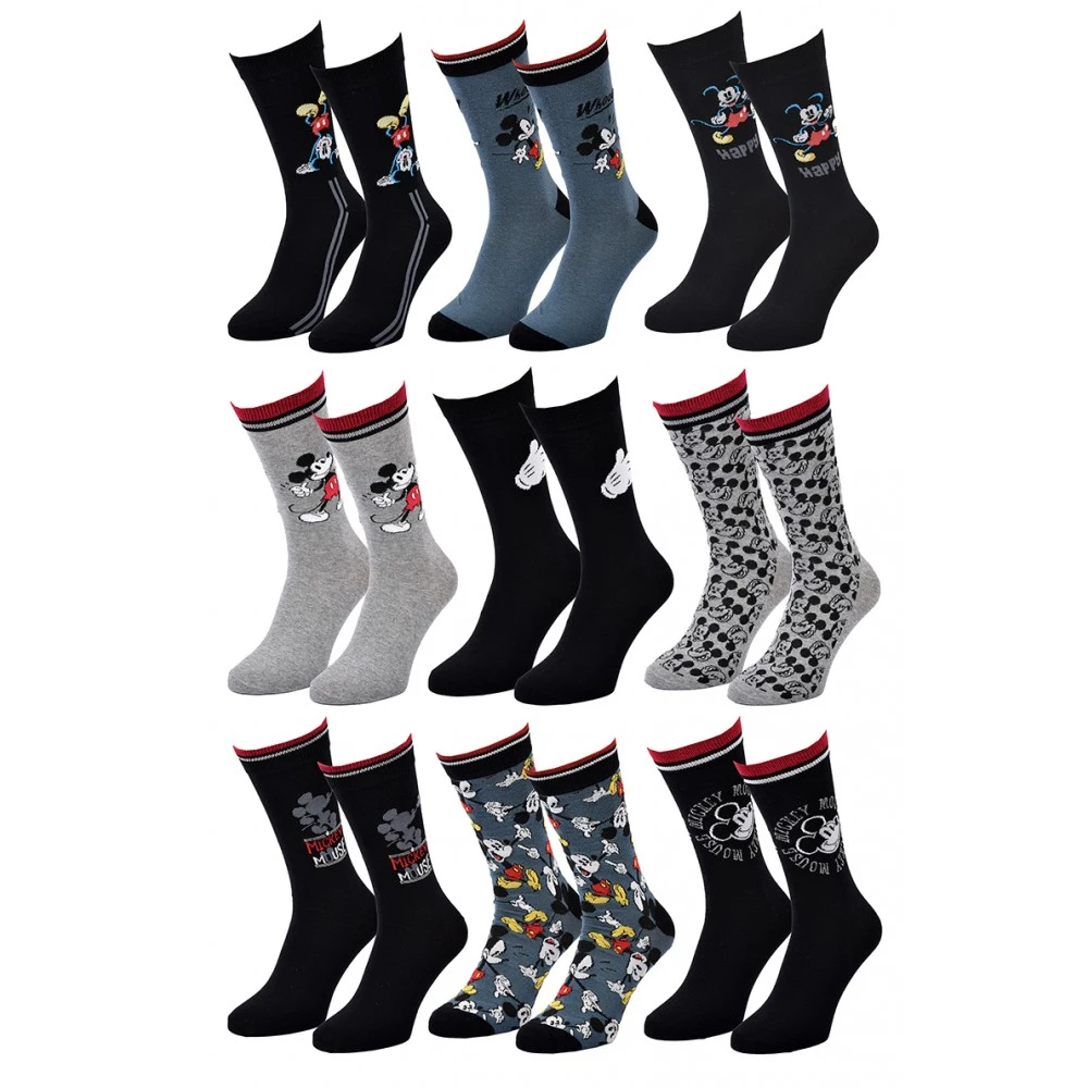 Disney Chaussettes Pack Cadeaux Homme MICKEY 5 Disney Chaussettes Pack Cadeaux Homme MICKEY – Image 3