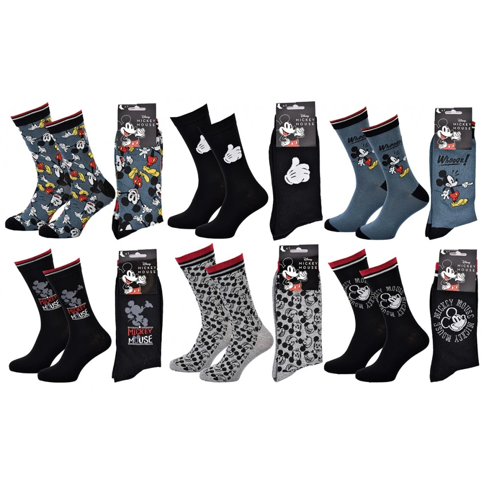 Disney Chaussettes Pack Cadeaux Homme MICKEY 10 Disney Chaussettes Pack Cadeaux Homme MICKEY – Image 8