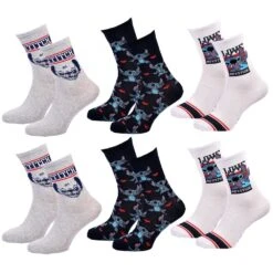 Chaussettes Pack Femme LILO ET STITCH -Kappa Magasin chaussettes pack femme lilo et stitch 12