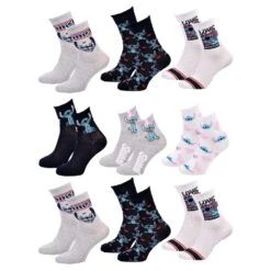 Chaussettes Pack Femme LILO ET STITCH