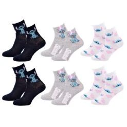 Chaussettes Pack Femme LILO ET STITCH -Kappa Magasin chaussettes pack femme lilo et stitch 4