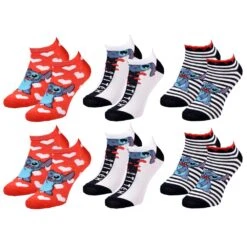 Chaussettes Pack Femme LILO ET STITCH -Kappa Magasin chaussettes pack femme lilo et stitch 9