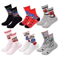 Miraculous Chaussettes Pack Fille LADY B -Kappa Magasin chaussettes pack fille lady b 2