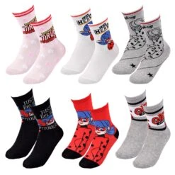 Miraculous Chaussettes Pack Fille LADY B -Kappa Magasin chaussettes pack fille lady b 3